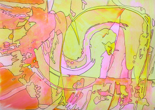 688. Back to God par Veera Zukova, Peinture en vente sur Singulart