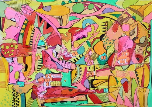 694. Love di Veera Zukova, Pittura in vendita su Singulart