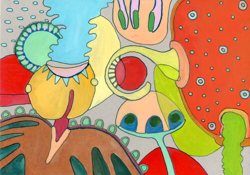 701. Colorful Power von Veera Zukova, Malerei kaufen auf Singulart