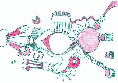 702. Painting with my heart di Veera Zukova, Pittura in vendita su Singulart