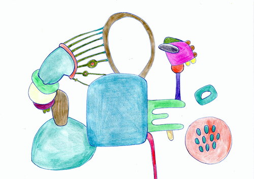 704. Molte semplici scelte possono cambiare le cose par Veera Zukova, Peinture en vente sur Singulart