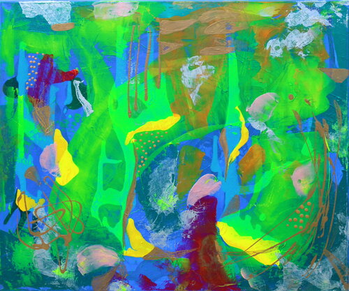 50. Blueberry van Veera Zukova, Schilderij te koop op Singulart
