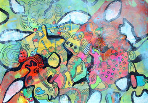 759. The Taste of Red Wine in Tuscany par Veera Zukova, Peinture en vente sur Singulart