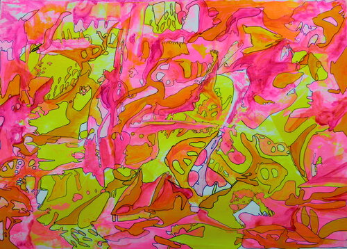 778. Love Fragnance: Stardust di Veera Zukova, Pittura in vendita su Singulart