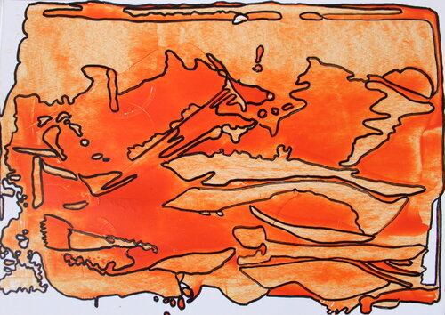 713. Pressed orange juice. van Veera Zukova, Schilderij te koop op Singulart