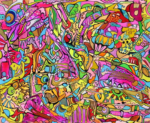 720. Love Fortune par Veera Zukova, Peinture en vente sur Singulart