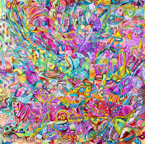 730. Brilliant Curiosity von Veera Zukova, Malerei kaufen auf Singulart
