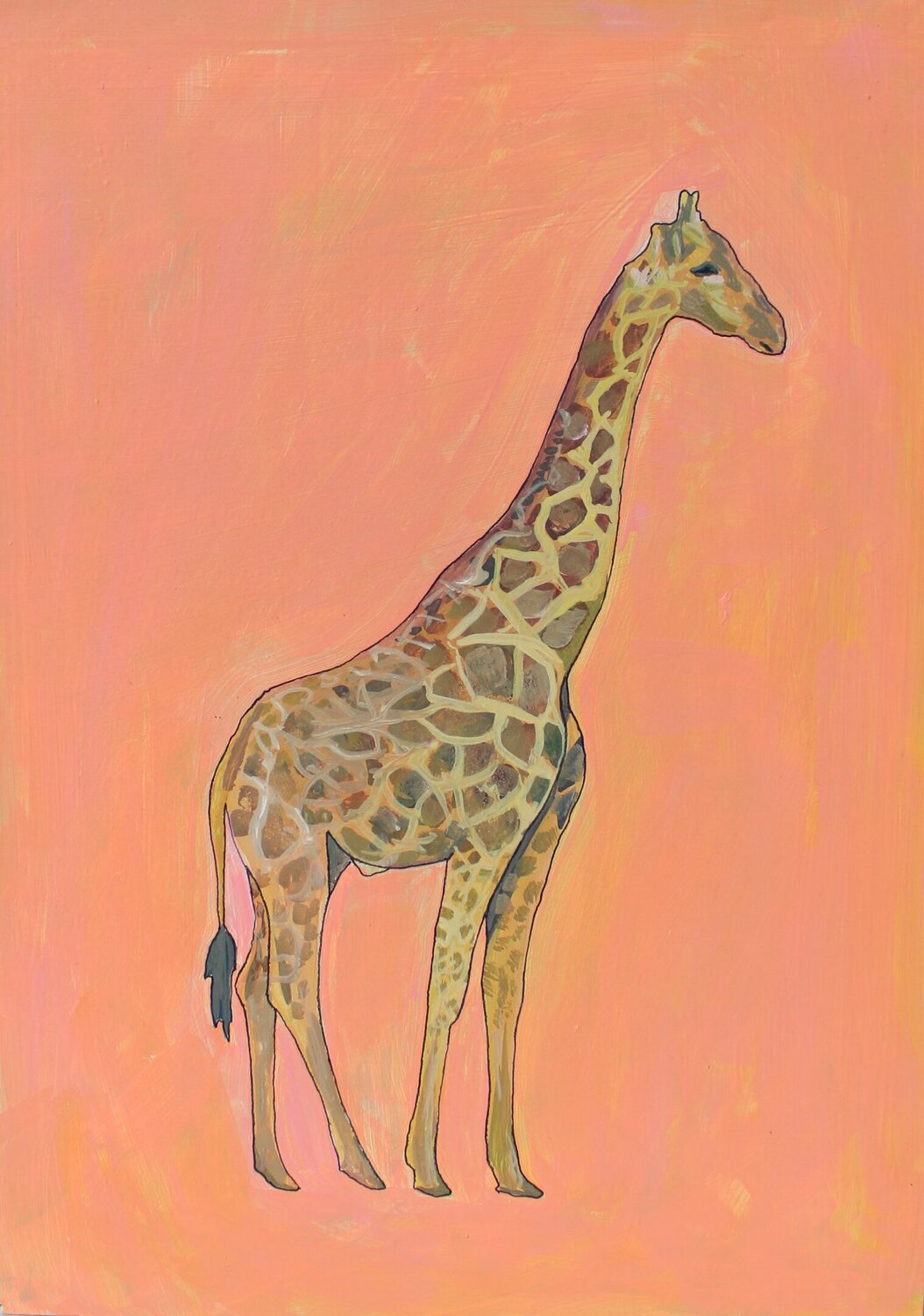401. Giraffe: Majestic Elegance on Canvas Veera Zukova