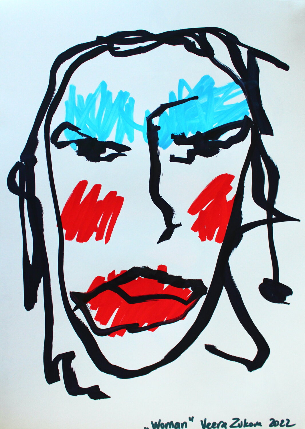 337. Woman: A Bold Exploration of Identity and Expression Veera Zukova Zeichnungen zu verkaufen