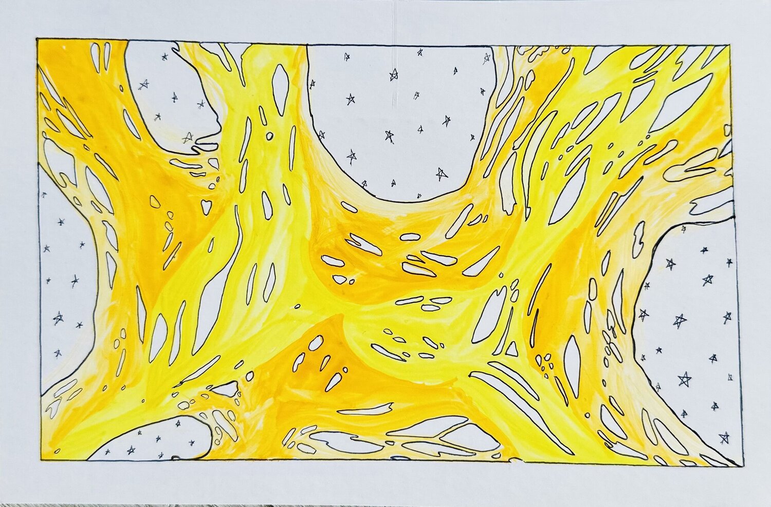 644. Cozy Little Abstract Veera Zukova