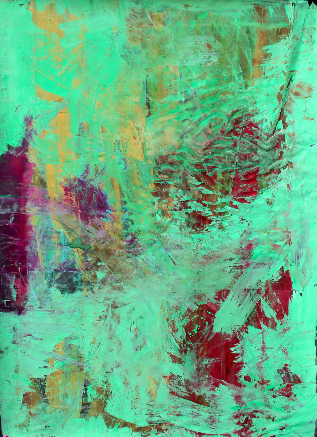 661 Serene Cascade Abstract Tranquility in Motion Veera Zukova