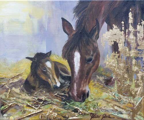 Moment in harmony van Katri Pethman, Schilderij te koop op Singulart