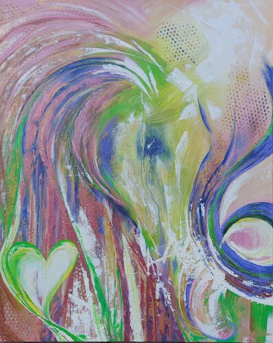 Silence is gold van Katri Pethman, Schilderij te koop op Singulart