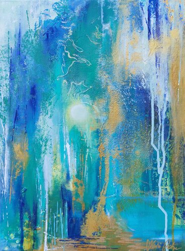 Secret garden de Katri Pethman, Pintura a la venta en Singulart