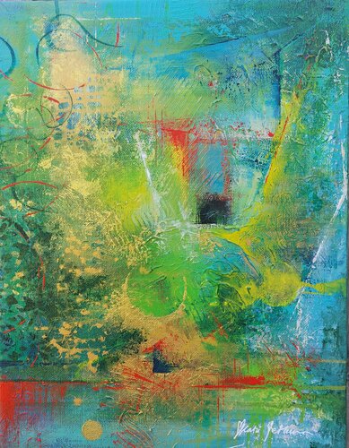 Happy Being de Katri Pethman, Pintura a la venta en Singulart