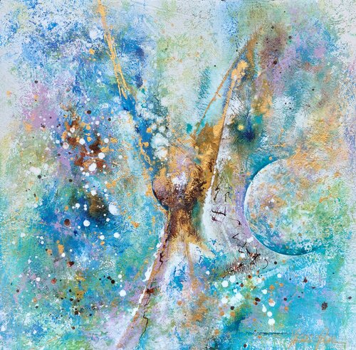 Dance with cosmos von Katri Pethman, Malerei kaufen auf Singulart