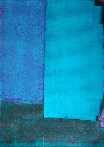 Farbfeld Blau de Ralf Bittner, Pintura a la venta en Singulart