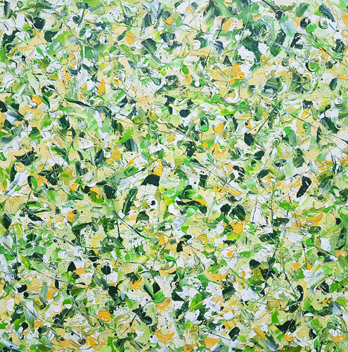 Abstract Synapses -  Beneath The Canopy van Lucy Moore, Schilderij te koop op Singulart