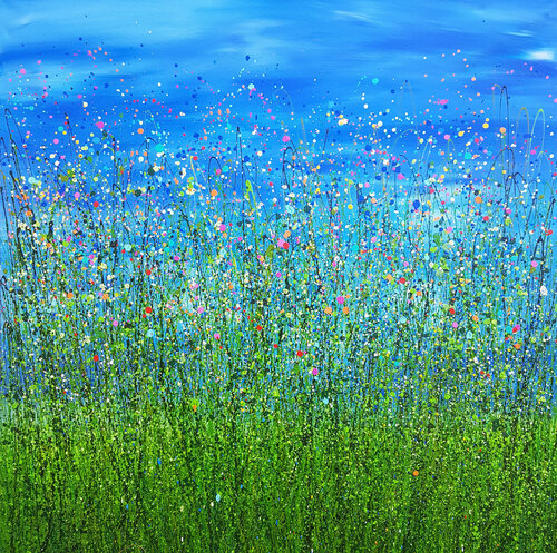 Drifting On A Midnight Breeze di Lucy Moore, Pittura in vendita su Singulart