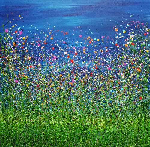 Twilight Flourish #8 van Lucy Moore, Schilderij te koop op Singulart