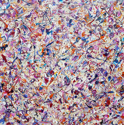 Abstract Synapses - You Can Find Your Own Way van Lucy Moore, Schilderij te koop op Singulart