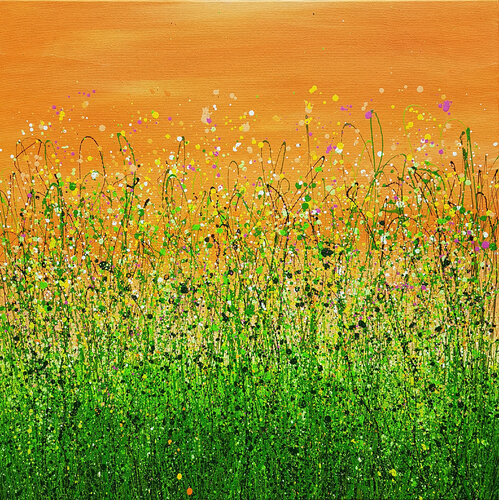 Tangerine Dream #5 van Lucy Moore, Schilderij te koop op Singulart