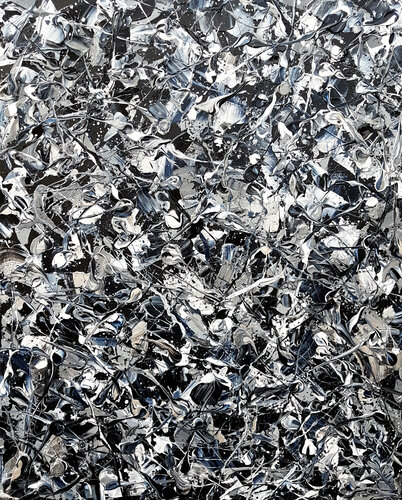 Abstract Synapses - Step Out Of The Shadows van Lucy Moore, Schilderij te koop op Singulart