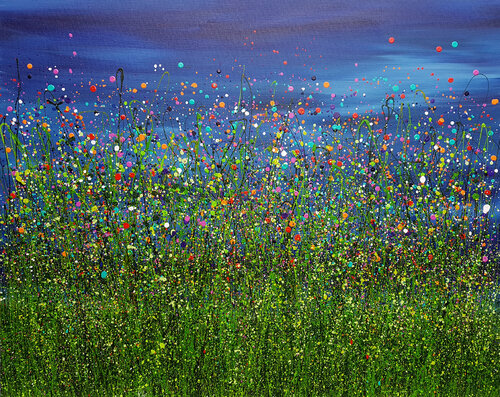 Twilight Flourish #9 di Lucy Moore, Pittura in vendita su Singulart