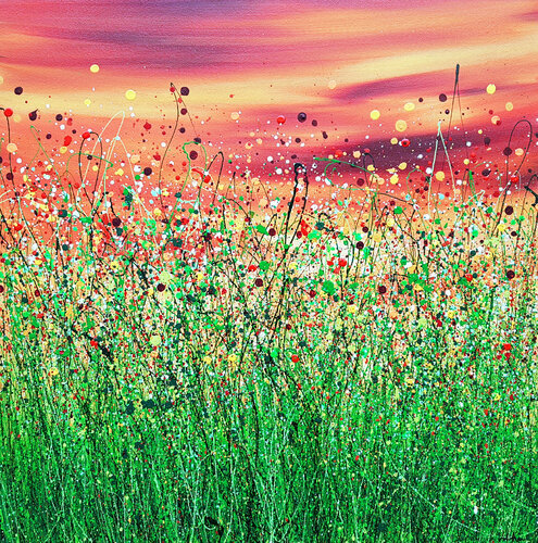 Red Sky In The Morning #11 di Lucy Moore, Pittura in vendita su Singulart