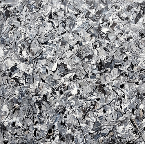 Abstract Synapses - Step Out Of The Shadows #2 di Lucy Moore, Pittura in vendita su Singulart