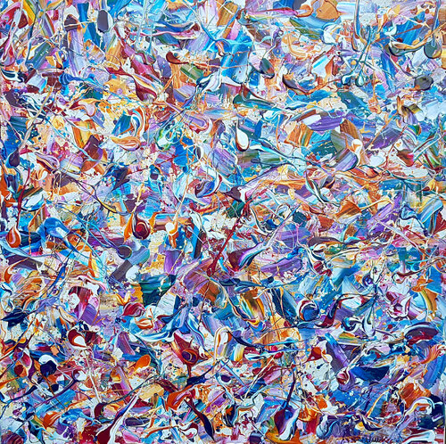 Abstract Synapses - Do You Ever Get A Little Bit Tired Of Life... di Lucy Moore, Pittura in vendita su Singulart