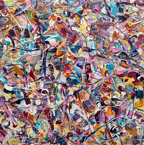 Abstract Synapses - Spring Break van Lucy Moore, Schilderij te koop op Singulart