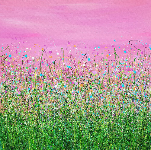 Once Upon A Paradise #2 di Lucy Moore, Pittura in vendita su Singulart