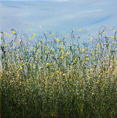 Muted Spring Meadow van Lucy Moore, Schilderij te koop op Singulart