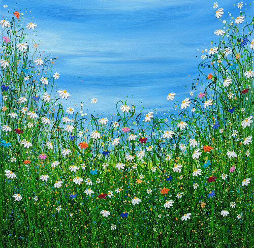 Secret Garden #4 van Lucy Moore, Schilderij te koop op Singulart