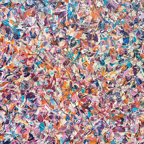 Abstract Synapses – Good Vibrations #2 di Lucy Moore, Pittura in vendita su Singulart