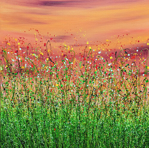 Red Sky In The Morning #9 van Lucy Moore, Schilderij te koop op Singulart