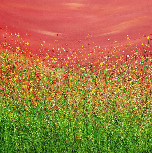 Red Sky At Night #9 di Lucy Moore, Pittura in vendita su Singulart
