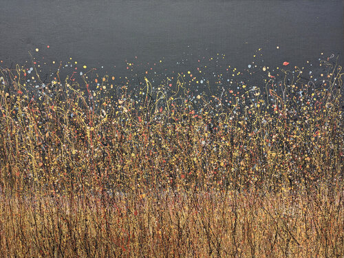 Rose Gold Rush #5 di Lucy Moore, Pittura in vendita su Singulart