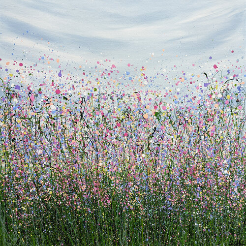 Flourish In Paradise di Lucy Moore, Pittura in vendita su Singulart