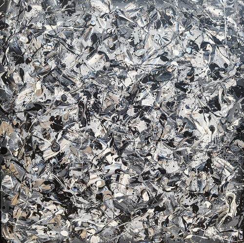 Abstract Synapses - Step Out Of The Shadows #3 di Lucy Moore, Pittura in vendita su Singulart