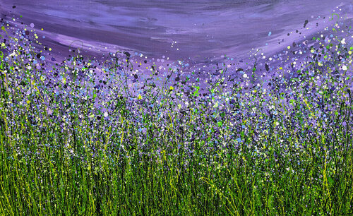 Wild Amethyst Twilight #5 di Lucy Moore, Pittura in vendita su Singulart