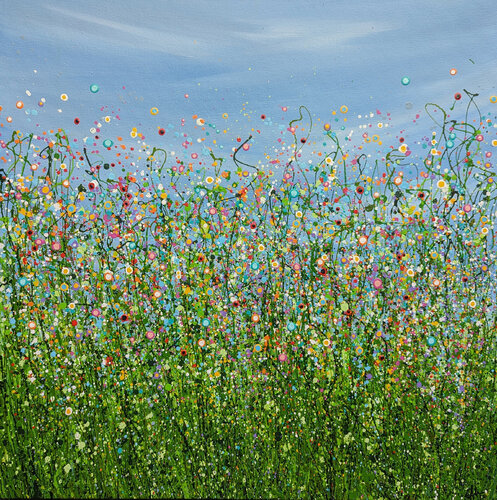 Wild Meadow Symphony #2 di Lucy Moore, Pittura in vendita su Singulart