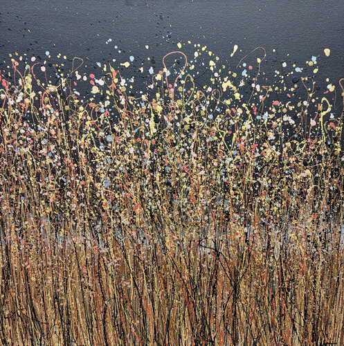 Rose Gold Rush #7 di Lucy Moore, Pittura in vendita su Singulart