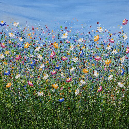 A Summers Bloom di Lucy Moore, Pittura in vendita su Singulart