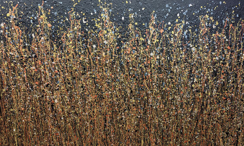 Rose Gold Chaos di Lucy Moore, Pittura in vendita su Singulart