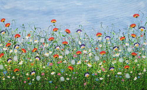 Where Wild Meadows Whisper #3 di Lucy Moore, Pittura in vendita su Singulart