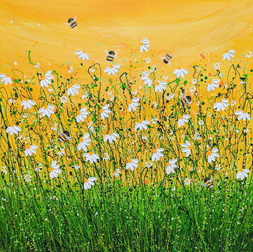 Bee utiful Sunny Delight #6 di Lucy Moore, Pittura in vendita su Singulart