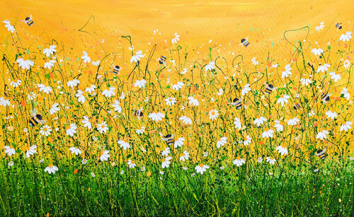 Bee utiful Sunny Delight #7 di Lucy Moore, Pittura in vendita su Singulart