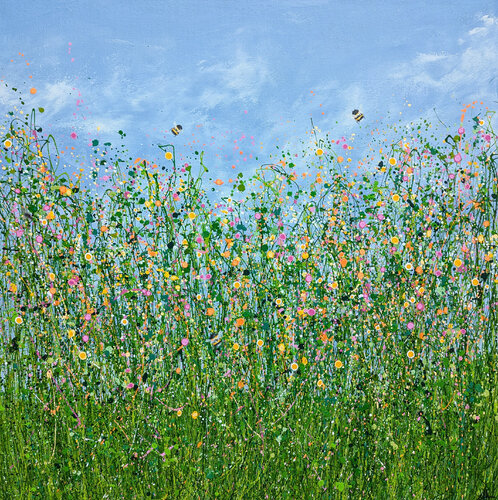 Beyond The Bee utiful di Lucy Moore, Pittura in vendita su Singulart